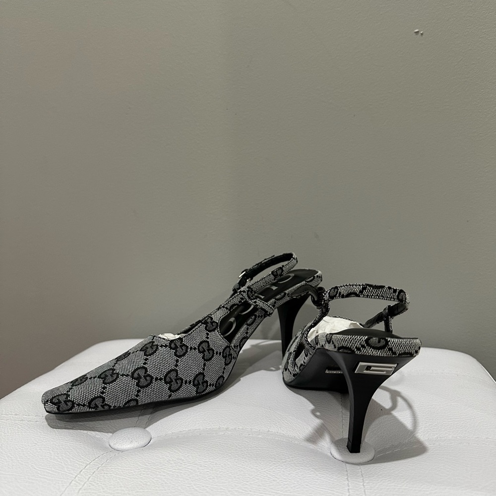 Gucci black Slingback heel size 37